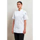 Dámske tričko (PREMIER WOMEN’S SHORT SLEEVE CHEF’S JACKET) > biela > XL