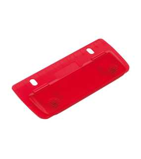 Klip na dokumenty s pravitkom > červená