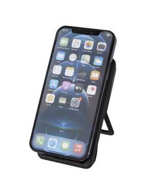 10W bezdrátová nabíjecí podložka Loop  se stojánkem na telefon>čierna (solid)