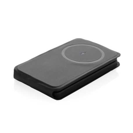 Magnetická bezdrôtová nabíjačka 3v1 Swiss Peak 15W z RCS PU > čierna