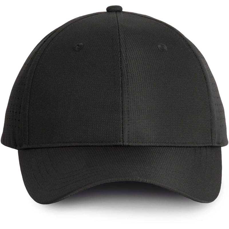 6 panelová šiltovka (K-UP PERFORATED PANEL CAP - 6PANELS) > čierna