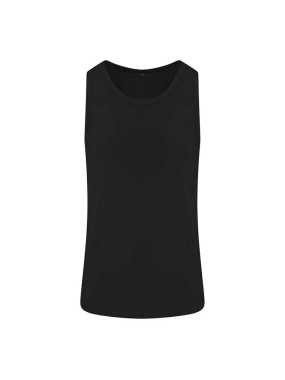Pánske tielko (Just Ts TRI-BLEND VEST) > čierna (solid) > S