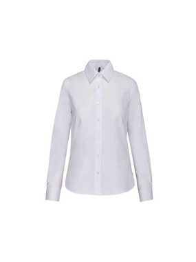 Dámska košeľa (KARIBAN LADIES LONG SLEEVE SHIRT) > biela > L