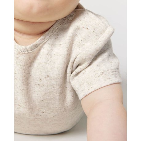 Detské body (STANLEY/STELLA Baby Body) > biela (eco heather) > 9/12M