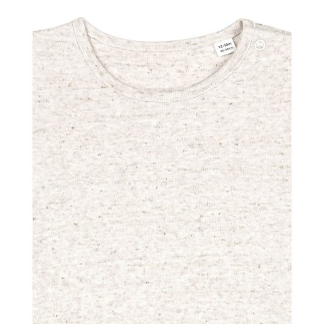 Detské body (STANLEY/STELLA Baby Body) > biela (eco heather) > 9/12M