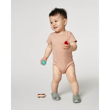 Detské body (STANLEY/STELLA Baby Body) > ružová (fraice peche) > 12/18M