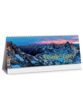 Stolový kalendár (Vysoké Tatry 2026) - 30 x 12 cm