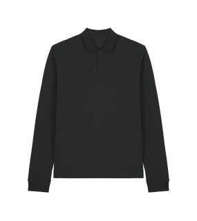 Unisex polokošeľa (STANLEY\STELLA Prepster 2.0 Long Sleeve) > čierna > L