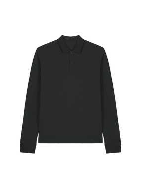 Unisex polokošeľa (STANLEY\STELLA Prepster 2.0 Long Sleeve) > čierna > L