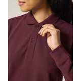 Unisex polokošeľa (STANLEY\STELLA Prepster 2.0 Long Sleeve) > červená (burgundy) > 2XS