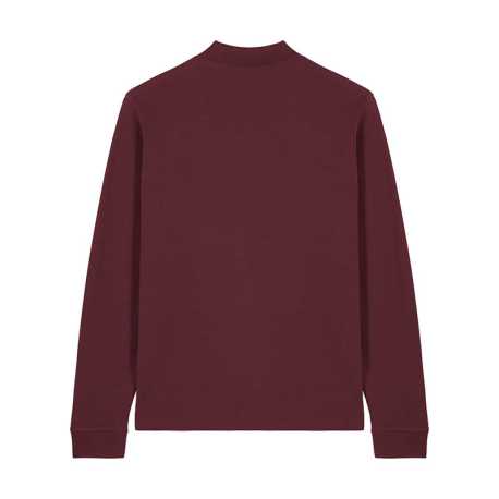 Unisex polokošeľa (STANLEY\STELLA Prepster 2.0 Long Sleeve) > červená (burgundy) > 2XS
