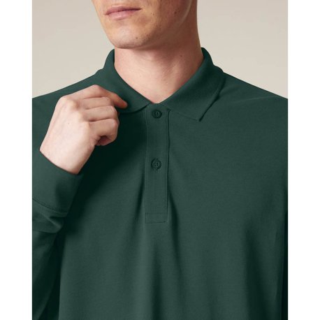 Unisex polokošeľa (STANLEY\STELLA Prepster 2.0 Long Sleeve) > zelená (glazed) > 2XS
