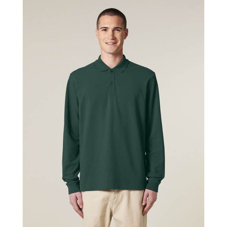 Unisex polokošeľa (STANLEY\STELLA Prepster 2.0 Long Sleeve) > zelená (glazed) > 2XS