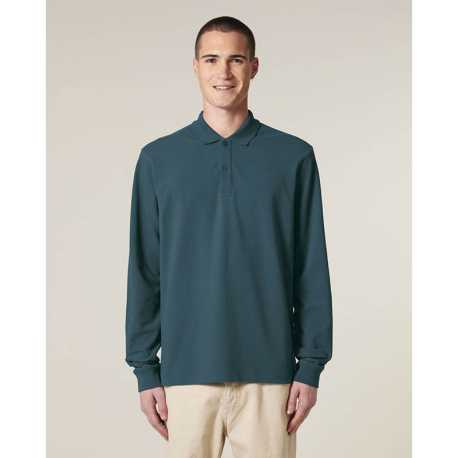 Unisex polokošeľa (STANLEY\STELLA Prepster 2.0 Long Sleeve) > zelená (stargazer) > 2XS