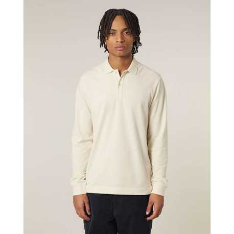 Unisex polokošeľa (STANLEY\STELLA Prepster 2.0 Long Sleeve) > béžová (natural raw) > L