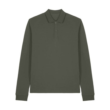 Unisex polokošeľa (STANLEY\STELLA Prepster 2.0 Long Sleeve) > hnedá (khaki) > 2XS