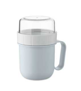 Cestovný hrnček z PP 450 ml > modrá (detská)