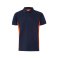 modrá (navy) / oranžová