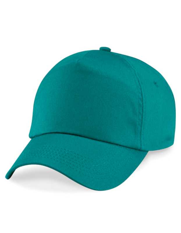 5 panelová unisex šiltovka (Beechfield Original 5 Panel Cap) > tyrkysová (emerald)