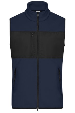 Pánska vesta (DAIBER Men's Fleece Vest) > modrá (navy) / čierna > S
