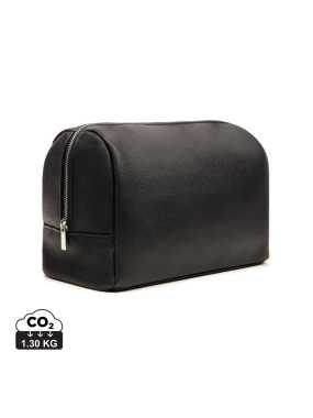 Toaletná taška VINGA Bermond z RCS recykl. PU > čierna