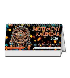 Stolový kalendár (Motivačný 2026) - 29,7 x 13,8 cm