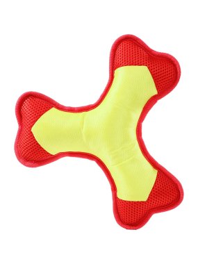 Hračka pre psa (MBW Dog toy Flying Triple) > žltá / červená > M