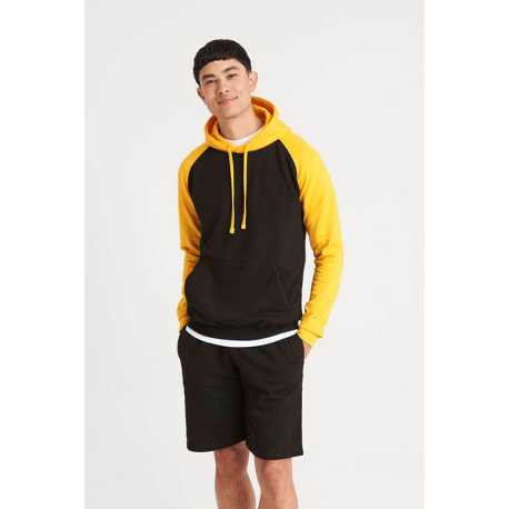 Pánska mikina (ALL WE DO IS BASEBALL HOODIE) > čierna (jet) / zlatá > L