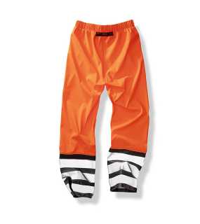 Unisex nohavice (RESULT HEAVY DUTY PRISM PU SAFE & DRY TROUSER) > oranžová / čierna > XL