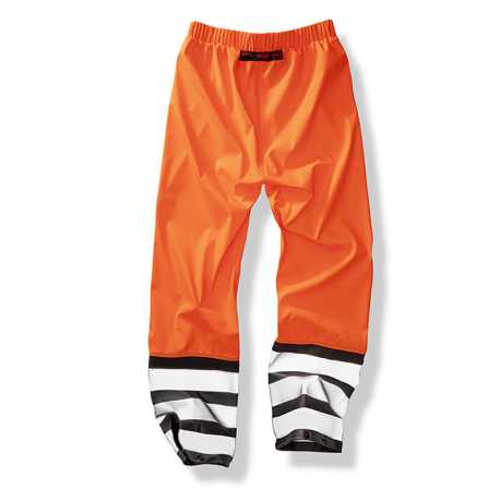 Unisex nohavice (RESULT HEAVY DUTY PRISM PU SAFE & DRY TROUSER) > oranžová / čierna > 3XL