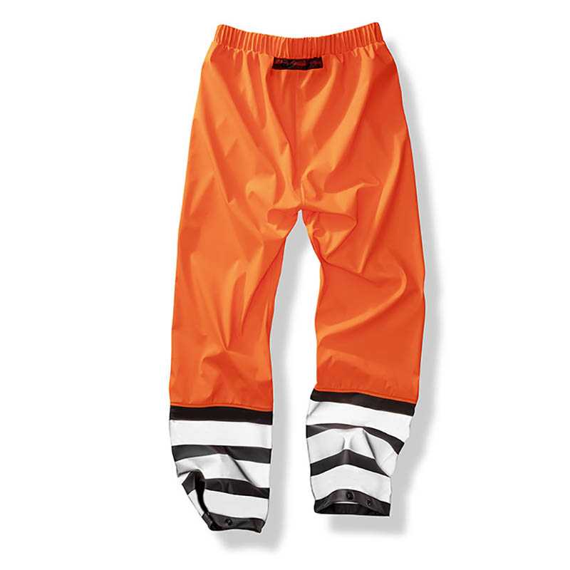 Unisex nohavice (RESULT HEAVY DUTY PRISM PU SAFE & DRY TROUSER) > oranžová / čierna > XL