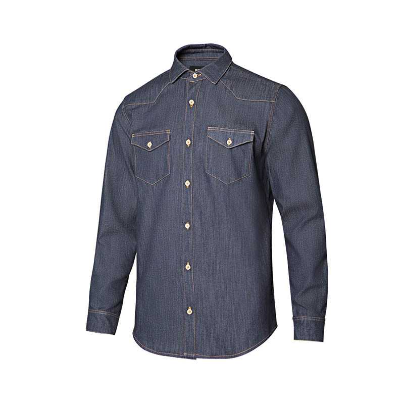 Pánska košeľa (VELILLA MEN'S LS DENIM SHIRT) > modrá (denim) > S