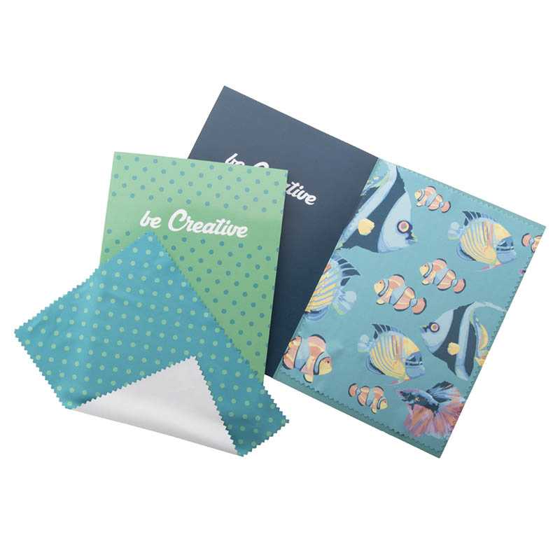 | Pohľadnica s handričkou na okuliare > biela