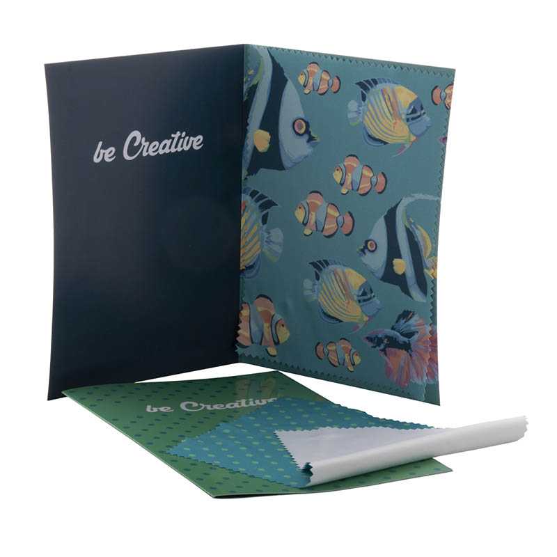 | Pohľadnica s handričkou na okuliare > biela