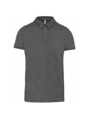 Pánska polokošeľa (Kariban MEN'S SHORT SLEEVE JERSEY POLO SHIRT) > šedá (heather) > S