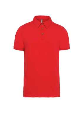 Pánska polokošeľa (Kariban MEN'S SHORT SLEEVE JERSEY POLO SHIRT) > červená > 3XL