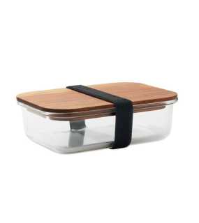 Sklenený obedár 800 ml > transparentná