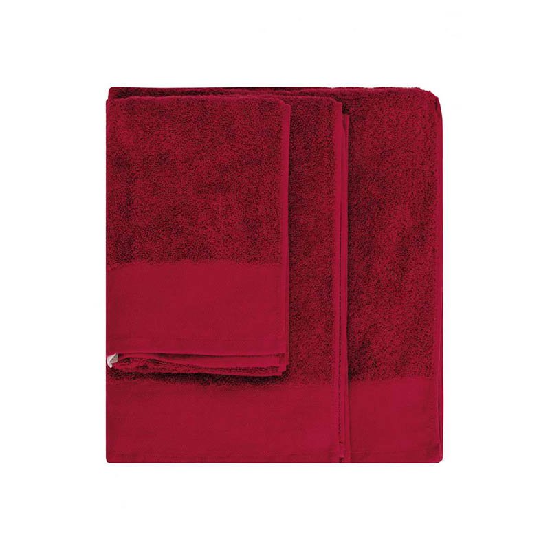 Osuška (Kariban ORGANIC BATH TOWEL) > červená (hibiscus)