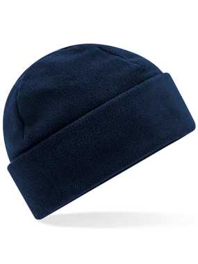 Unisex čiapka (Beechfield Recycled Fleece Cuffed Beanie) > modrá (french navy)