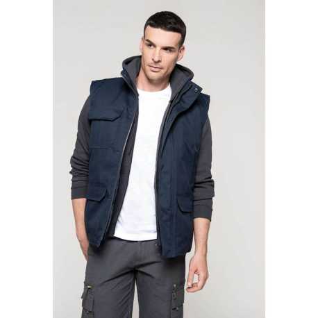 Unisex pracovná vesta (KARIBAN WORKER BODYWARMER) > modrá (navy) > 2XL