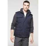 Unisex pracovná vesta (KARIBAN WORKER BODYWARMER) > modrá (navy) > 2XL