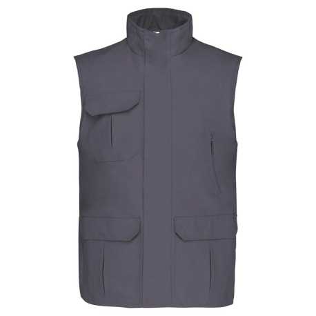 Unisex pracovná vesta (KARIBAN WORKER BODYWARMER) > šedá (convoy) > S