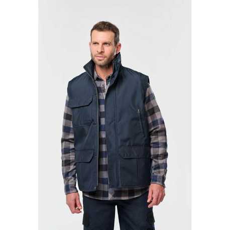 Unisex pracovná vesta (KARIBAN WORKER BODYWARMER) > modrá (navy) > 2XL