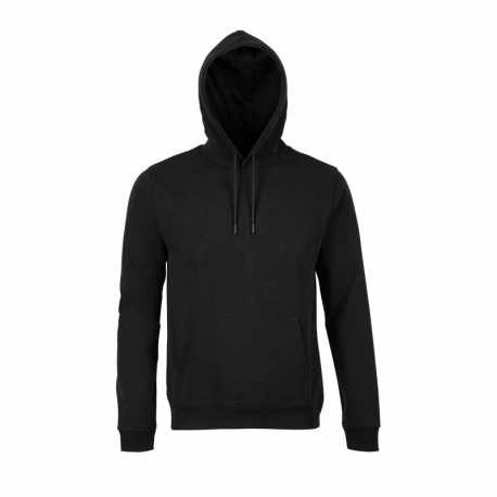 Pánska mikina (Neoblu NICHOLAS MEN - FRENCH TERRY HOODED SWEATSHIRT) > čierna (deep) > L