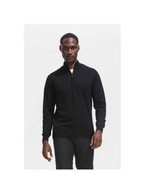 Pánsky sveter (SOL'S GORDON MEN ZIPPED KNITTED CARDIGAN) > čierna > 3XL