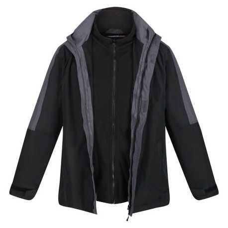 Pánska bunda(Regatta MEN'S WATERPROOF 3-IN-1 JACKET) > čierna / šedá (seal) > L