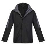 Pánska bunda(Regatta MEN'S WATERPROOF 3-IN-1 JACKET) > čierna / šedá (seal) > L