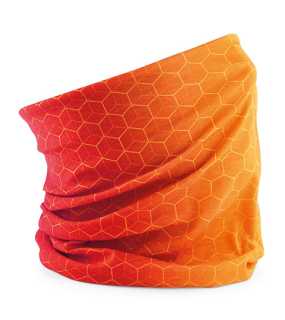 Unisex šatka (Beechfield Morf Geometric) > červená / oranžová (geo)