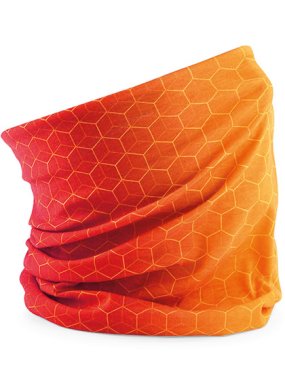 Unisex šatka (Beechfield Morf Geometric) > červená / oranžová (geo)