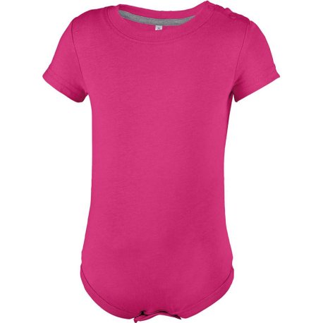 Detské body (KARIBAN BABIES' SHORT SLEEVE BODYSUIT) > ružová (fuchsia) > 24M